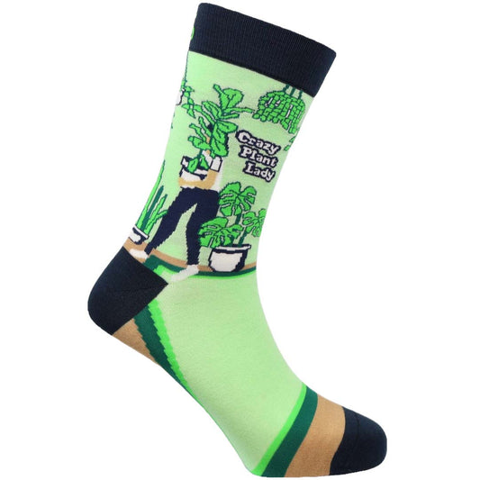 Plant Lady Natural Bamboo Knit Socks