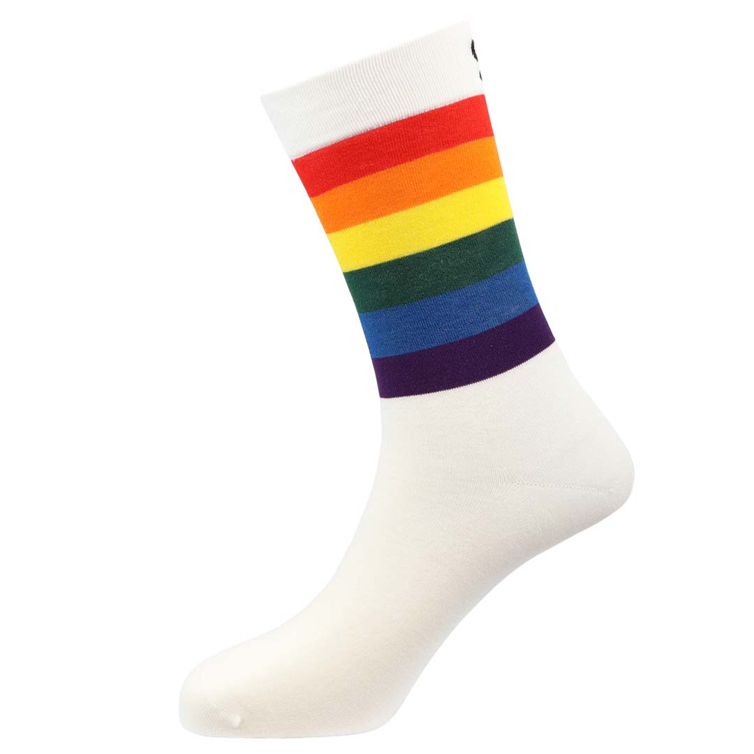 Pride Natural Bamboo Knit Socks