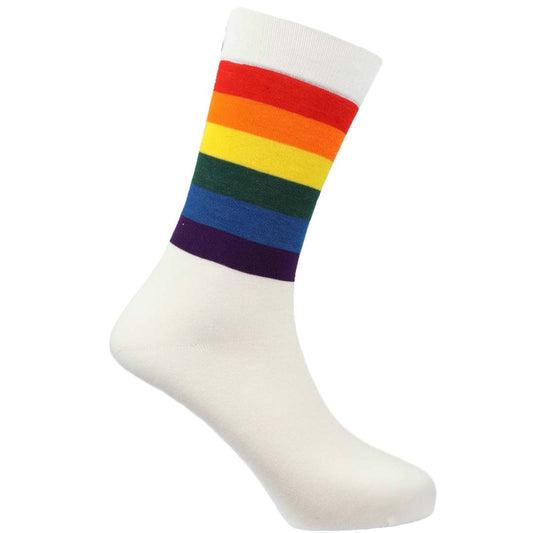 Pride Natural Bamboo Knit Socks