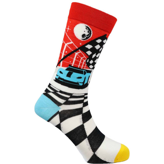 Race Day Natural Bamboo Knit Socks