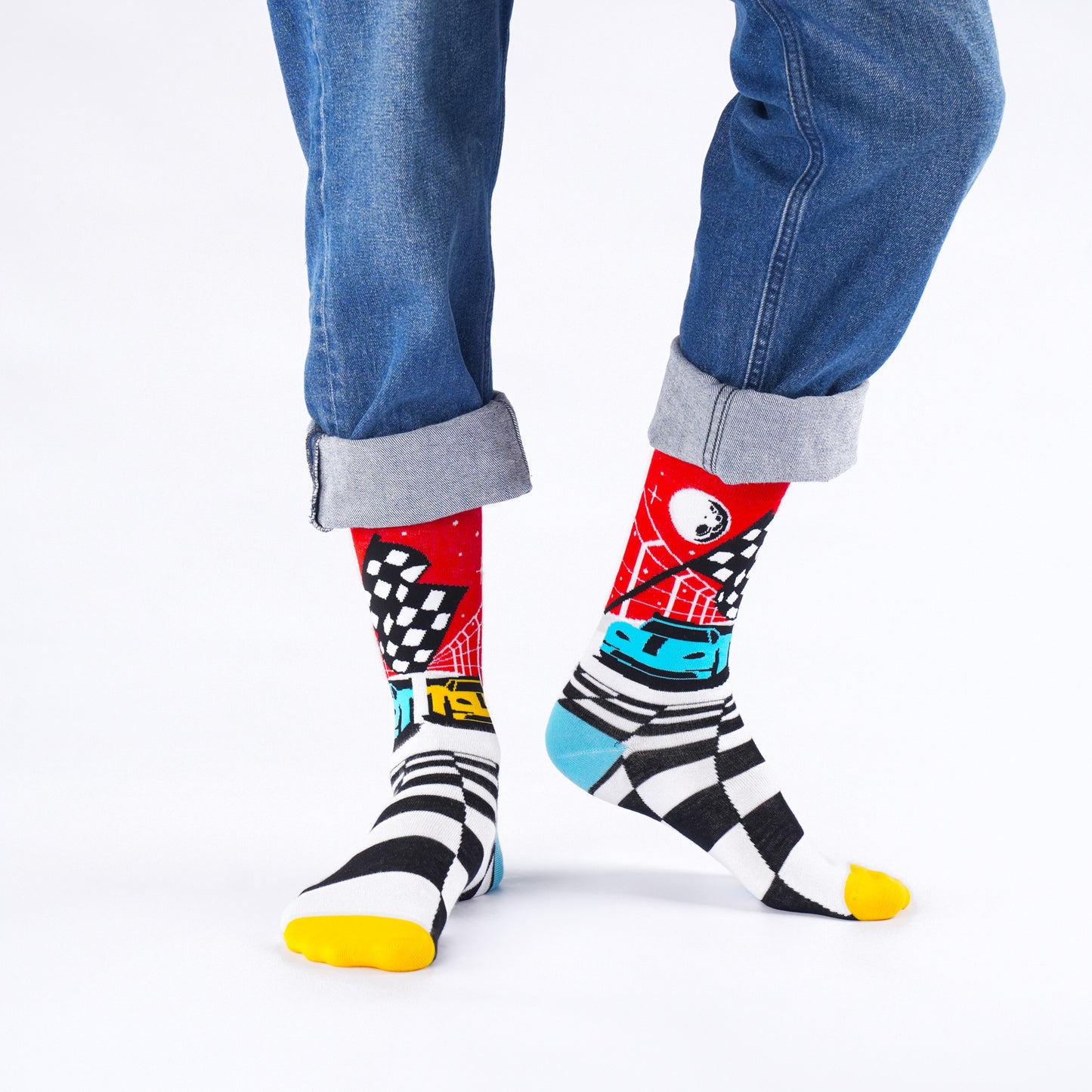Race Day Natural Bamboo Knit Socks
