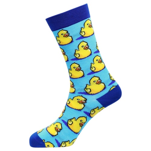 Rubber Duck Natural Bamboo Knit Socks