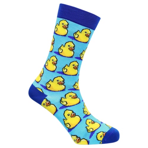 Rubber Duck Natural Bamboo Knit Socks