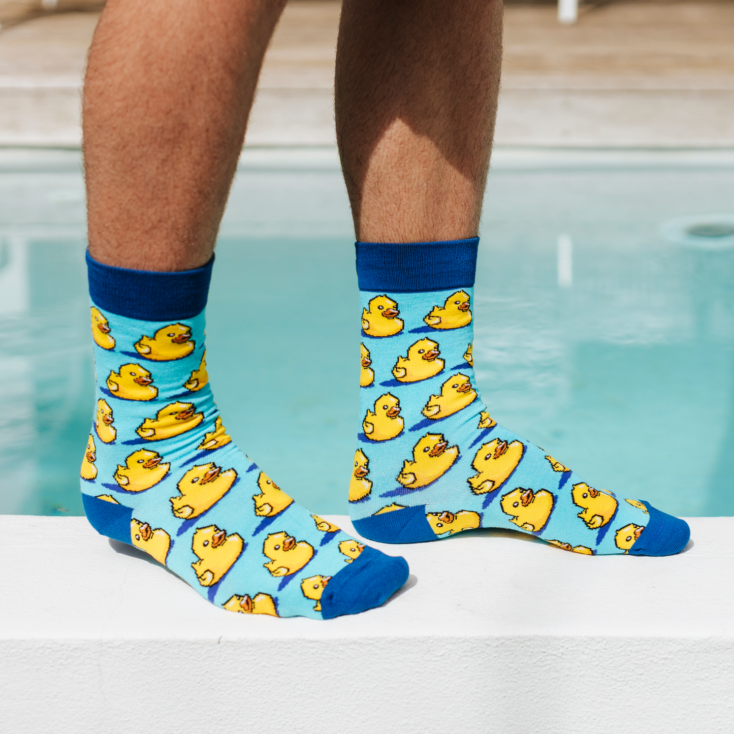 Rubber Duck Natural Bamboo Knit Socks