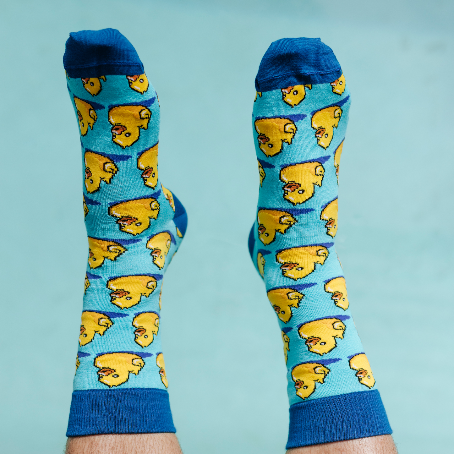 Rubber Duck Natural Bamboo Knit Socks