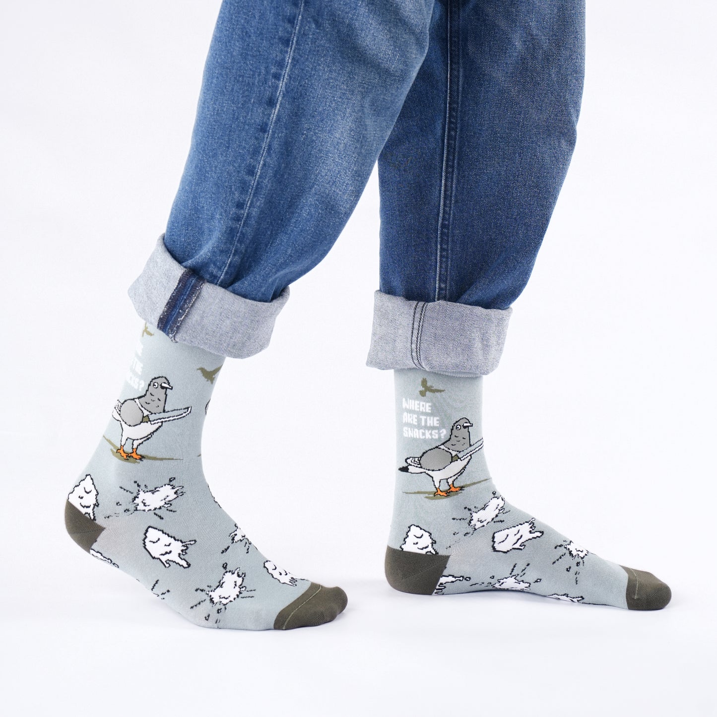 Snacks Natural Bamboo Knit Socks
