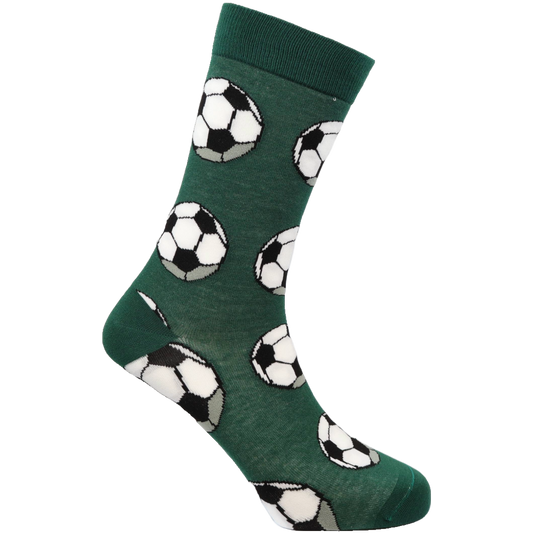 Soccerballs Natural Bamboo Knit Socks