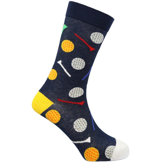 Tee Time Natural Bamboo Knit Socks