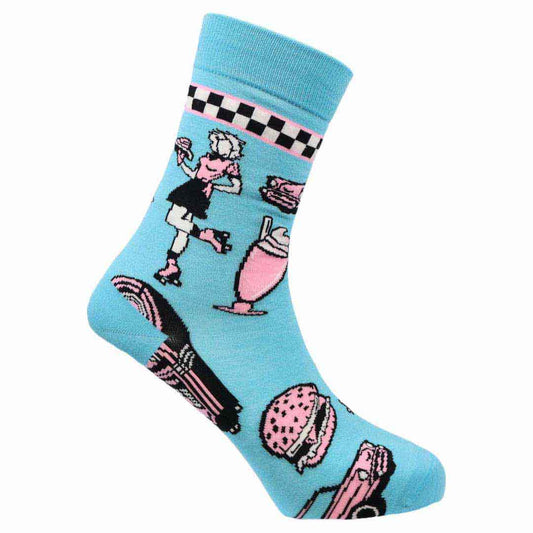 The Diner Natural Bamboo Knit Socks