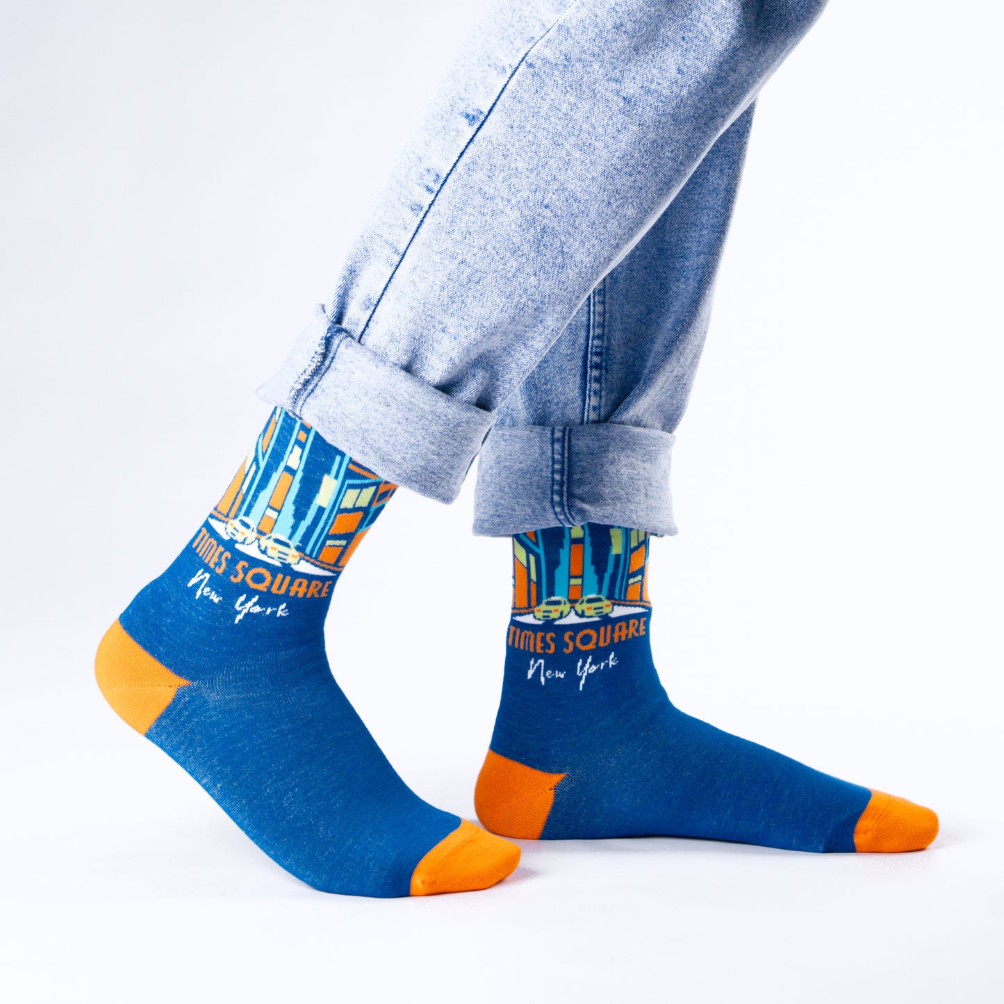 Times Square Bamboo Crew Socks
