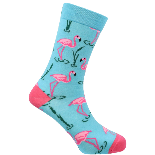 Tropical Wader Natural Bamboo Knit Socks