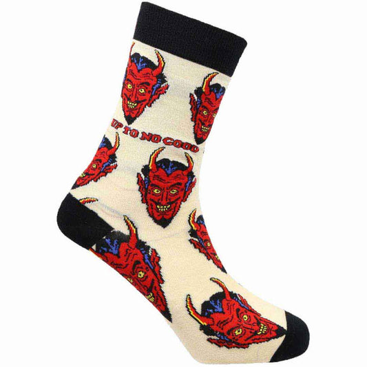 Up To No Good Natural Bamboo Knit Socks