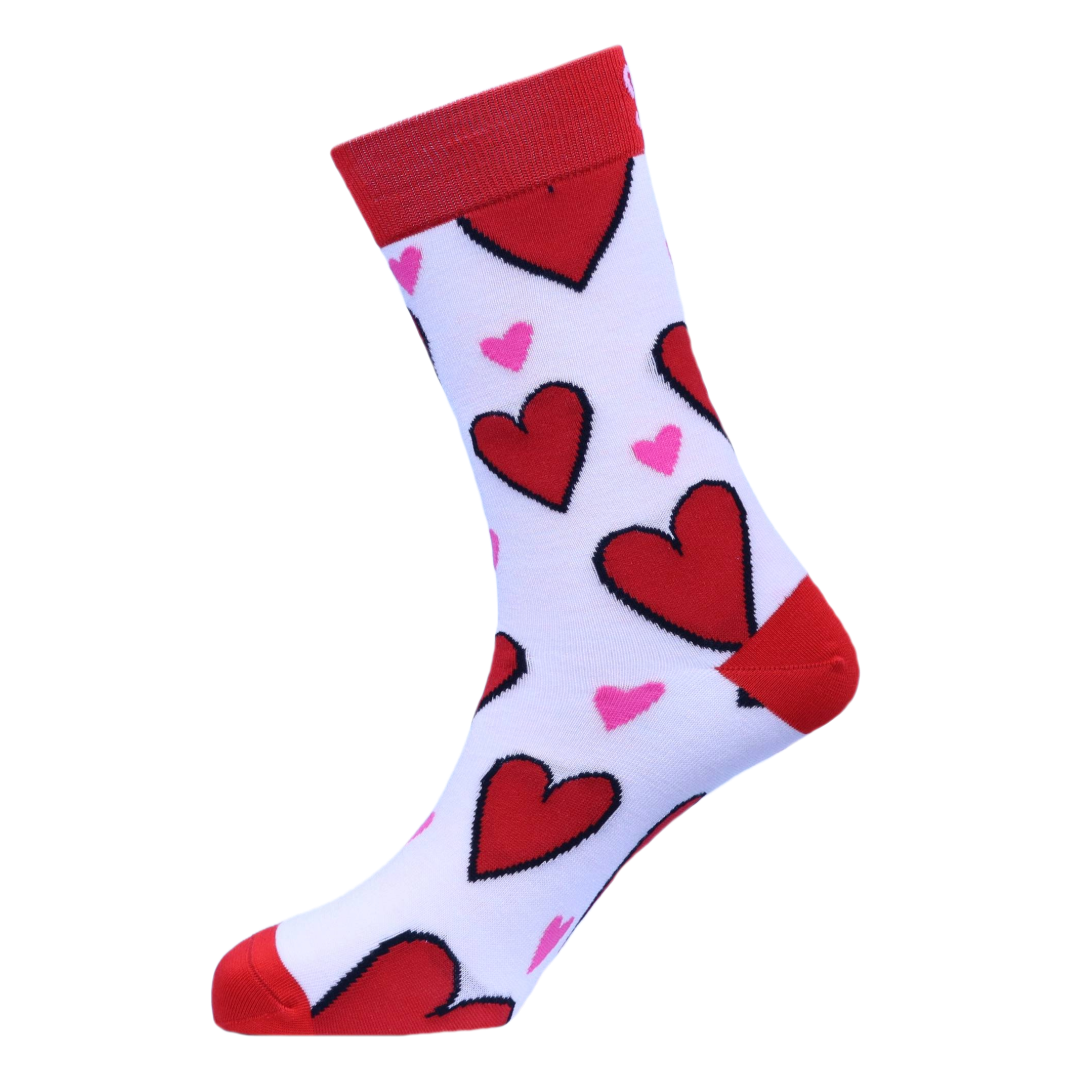 V-Day Natural Bamboo Knit Socks