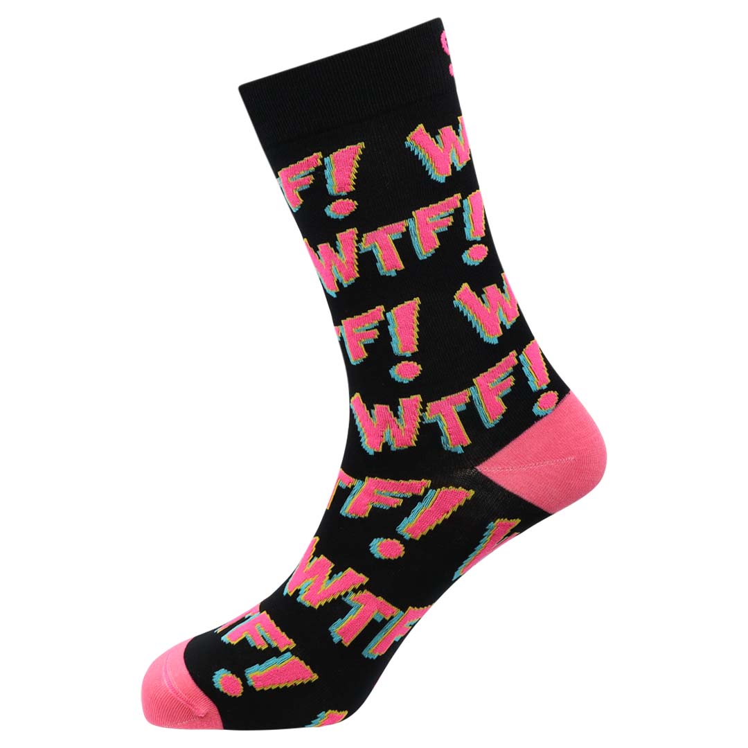 WTF Natural Bamboo Knit Socks