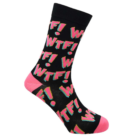 WTF Natural Bamboo Knit Socks