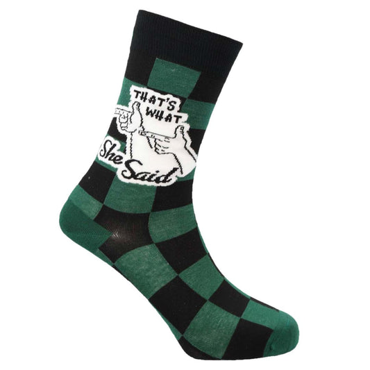 What She Said Natural Bamboo Knit Socks