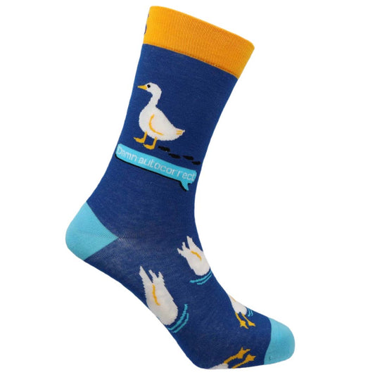What The Duck Natural Bamboo Knit Socks