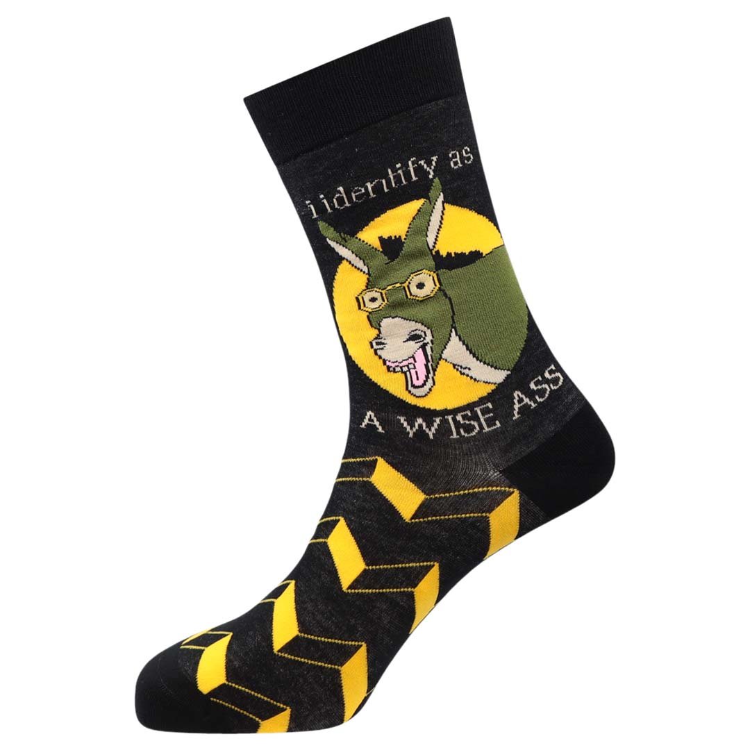 Wise ass Natural Bamboo Knit Socks