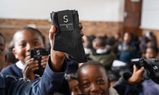 Over 12 000 school socks donated in April 🧦❤️