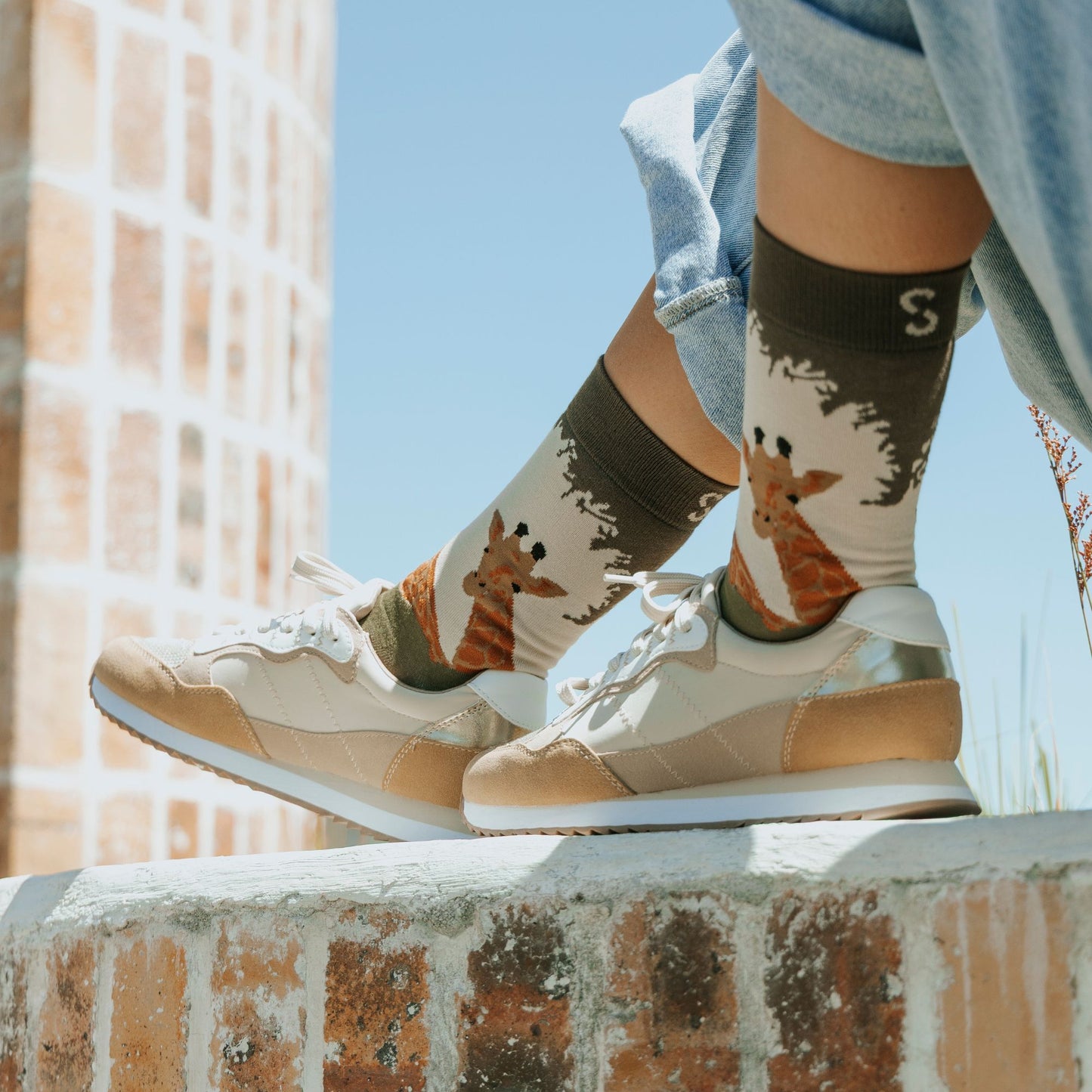 Giraffe Bamboo Socks