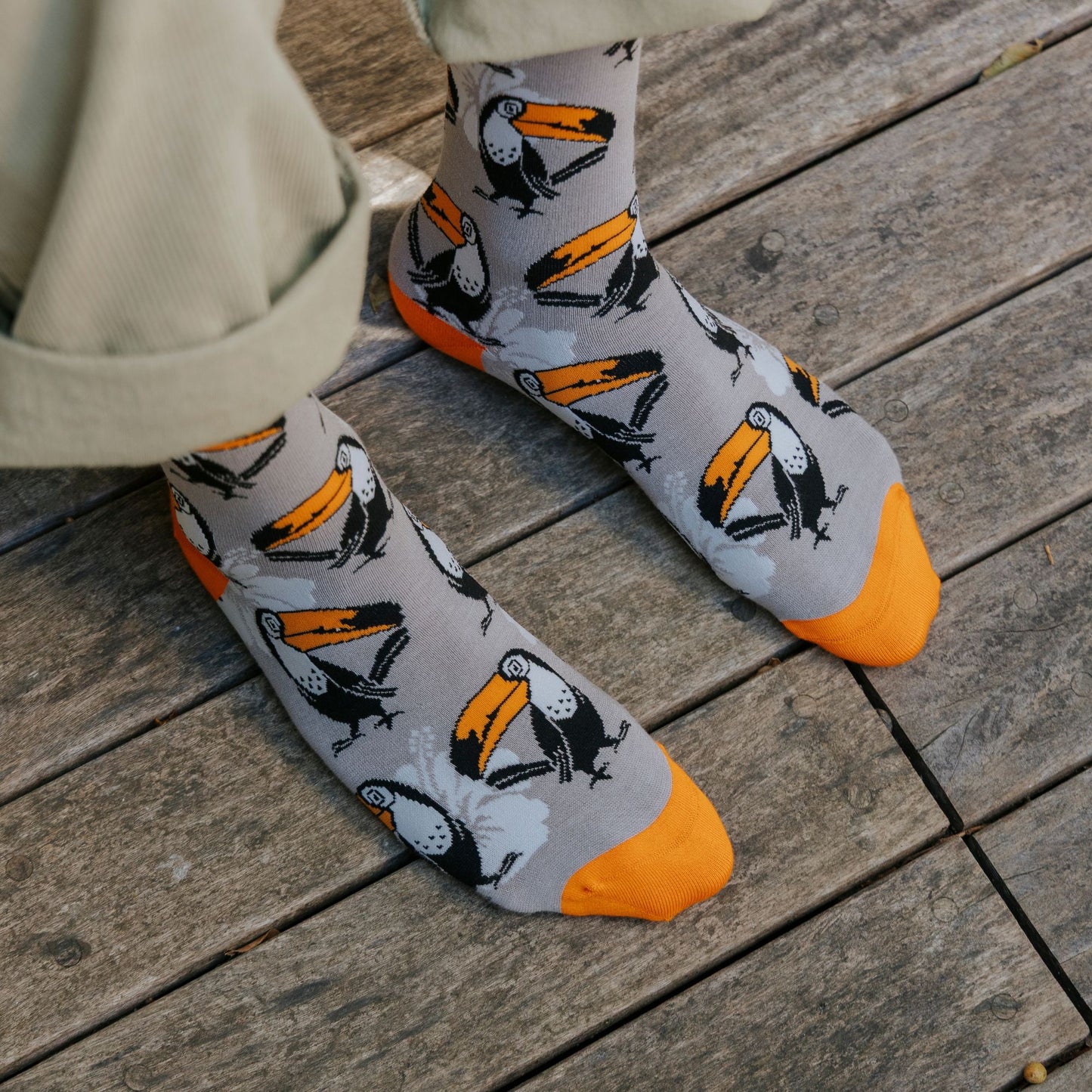 Tropical Toucan Bamboo Socks