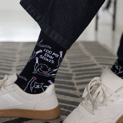 Stunt Man Natural Bamboo Knit Socks
