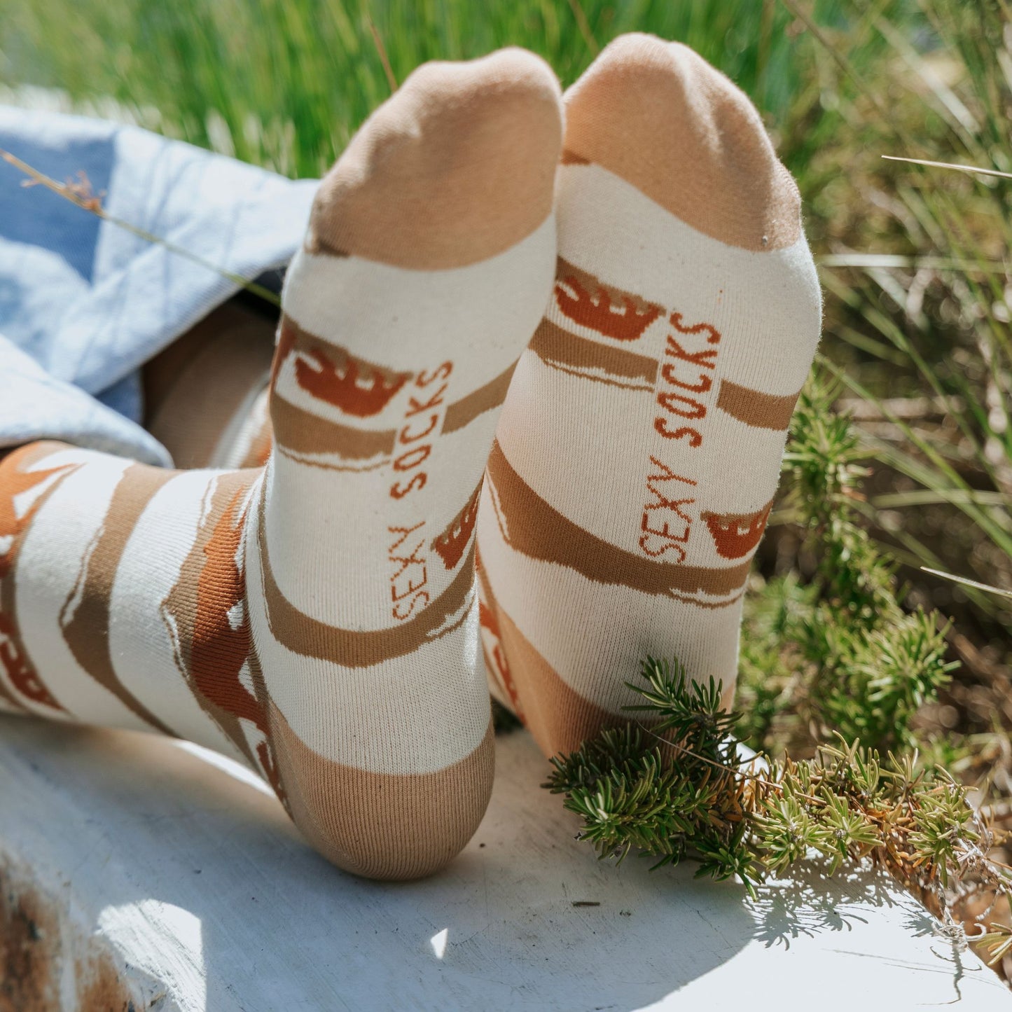 Brown Bear Woodland Bamboo Animal Socks