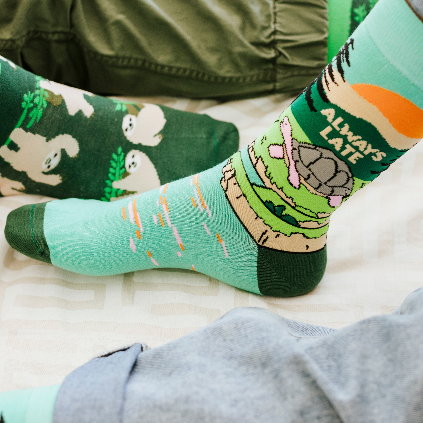 Always Late Funny Bamboo Comfort Socks