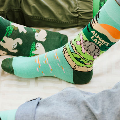 Always Late Funny Bamboo Comfort Socks