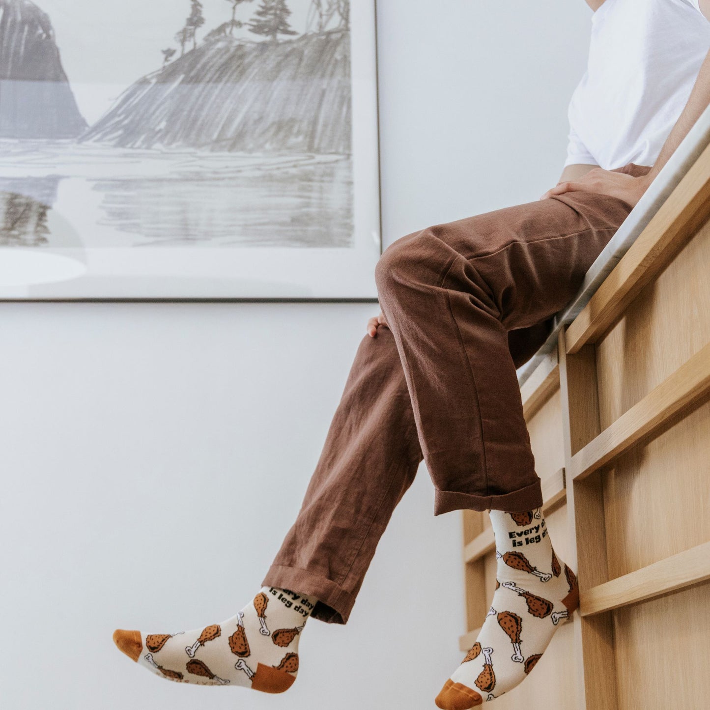 Leg Day Bamboo Knit Socks