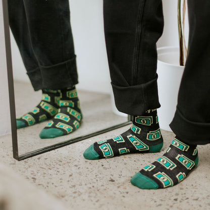 Money Talks Bamboo Knit Socks