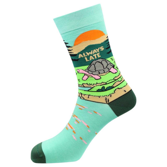 Always Late Natural Bamboo Knit Socks