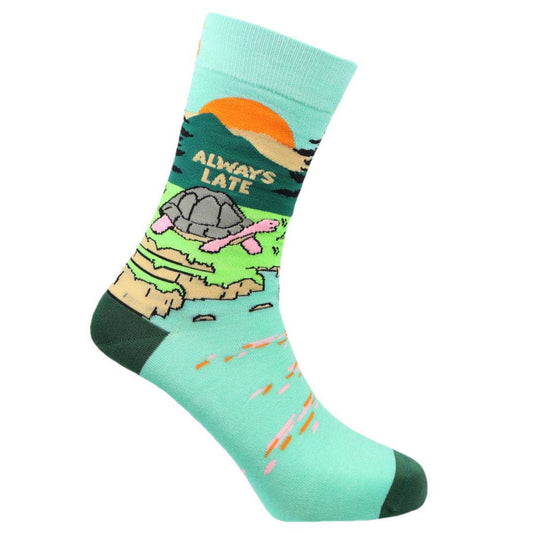 Always Late Natural Bamboo Knit Socks