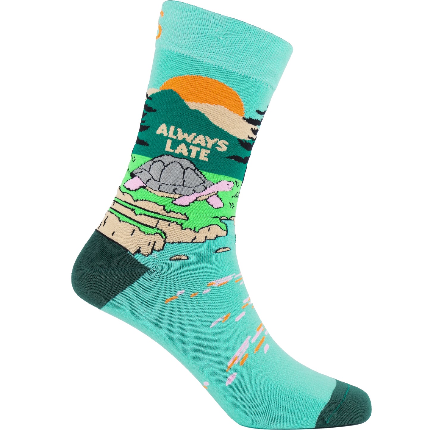 Always Late Funny Bamboo Comfort Socks