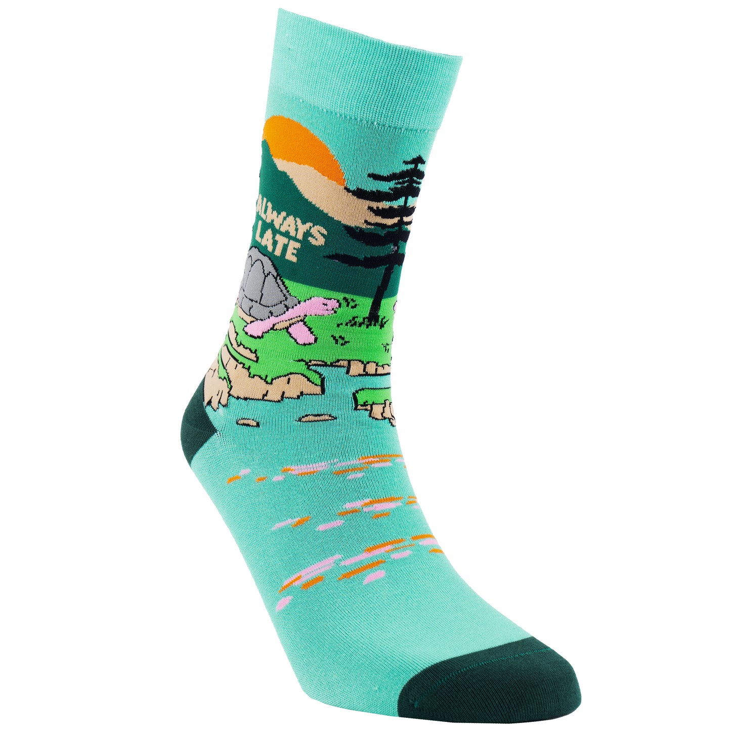Always Late Funny Bamboo Comfort Socks