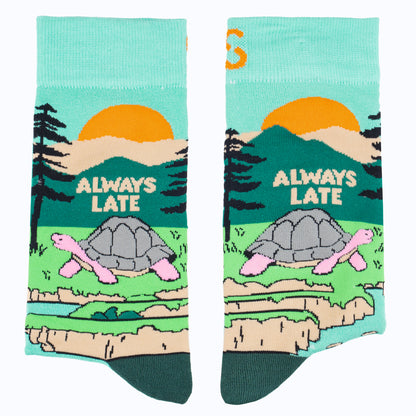 Always Late Funny Bamboo Comfort Socks