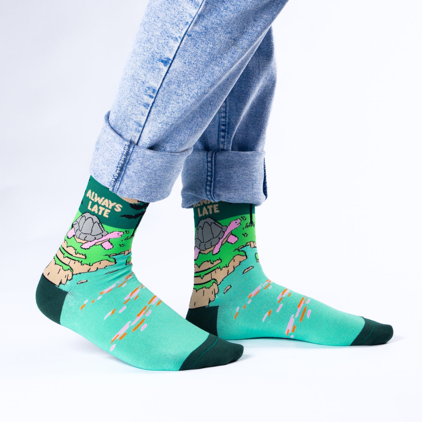 Always Late Funny Bamboo Comfort Socks