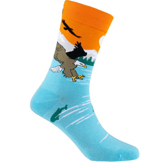 American Bald Eagle Bamboo Wildlife Socks