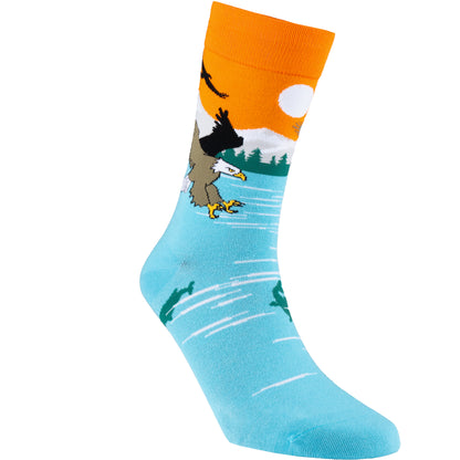 American Bald Eagle Bamboo Wildlife Socks