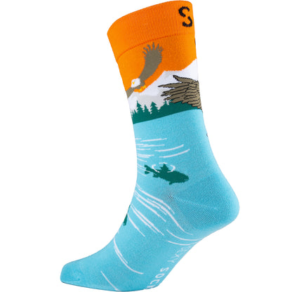 American Bald Eagle Bamboo Wildlife Socks