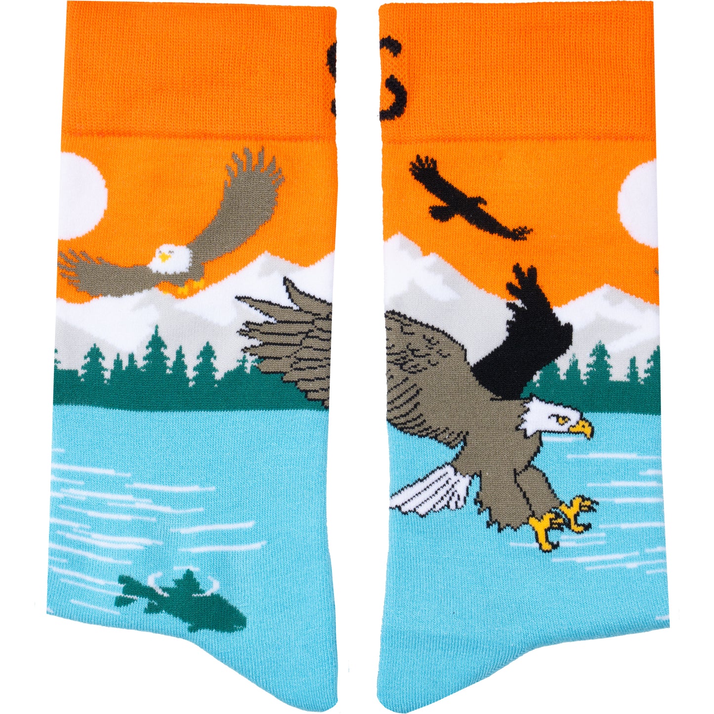 American Bald Eagle Bamboo Wildlife Socks