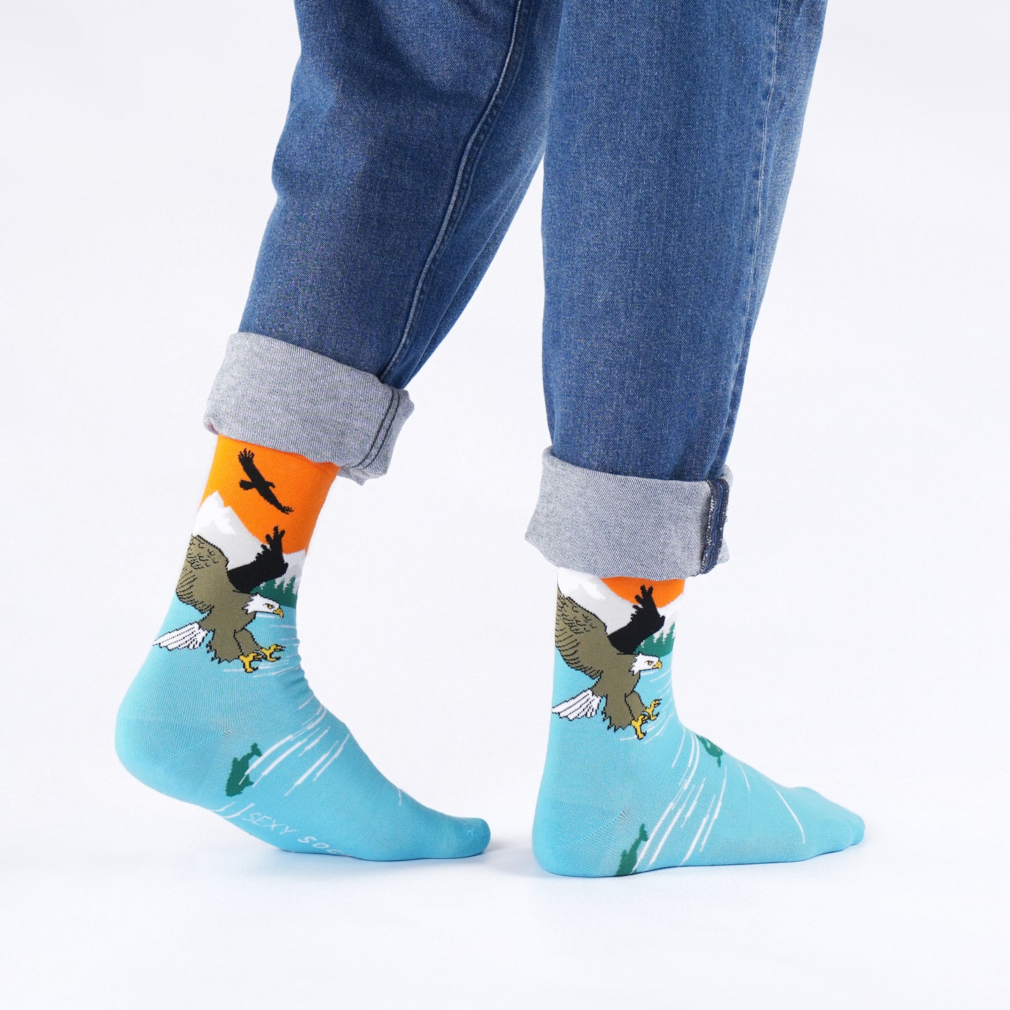 American Bald Eagle Bamboo Wildlife Socks