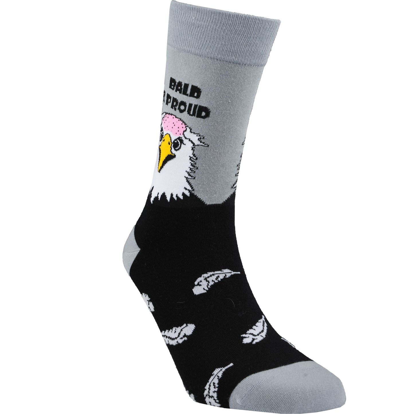Bald & Proud Humor Bamboo Crew Socks