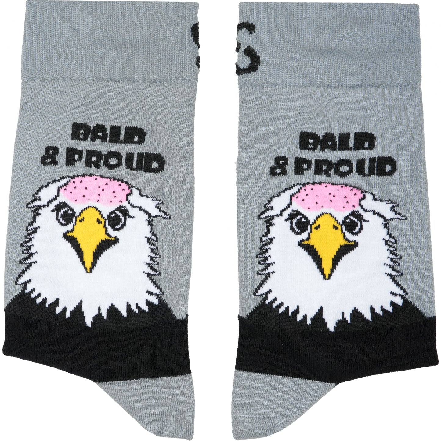 Bald & Proud Humor Bamboo Crew Socks