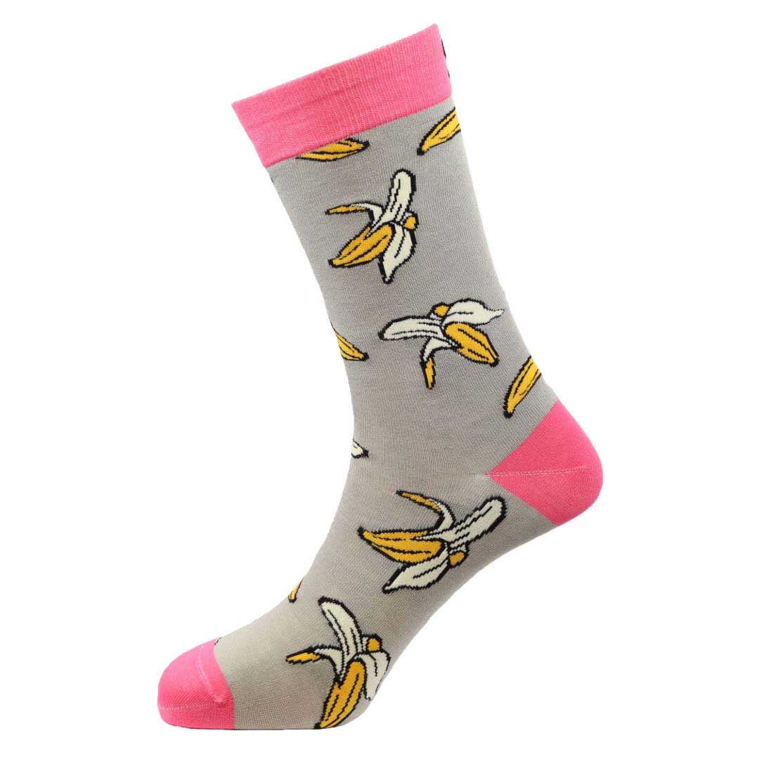 Bananas Natural Bamboo Knit Socks