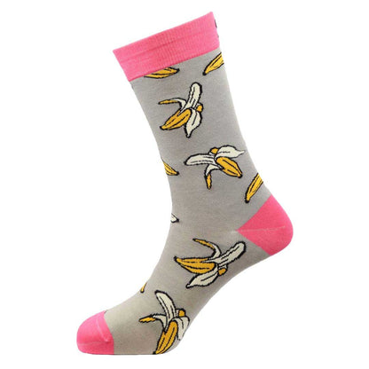Bananas Natural Bamboo Knit Socks