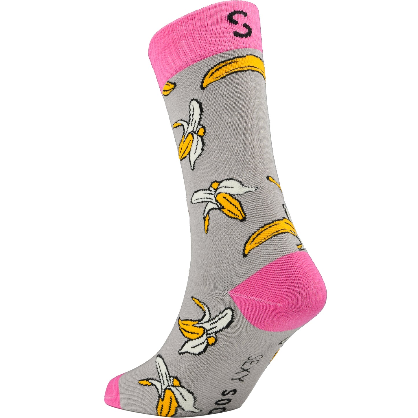 Bananas Fruit Print Bamboo Knit Socks