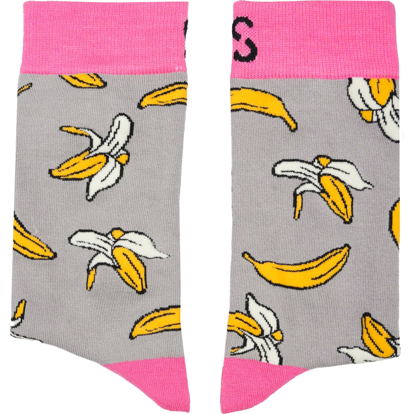 Bananas Fruit Print Bamboo Knit Socks