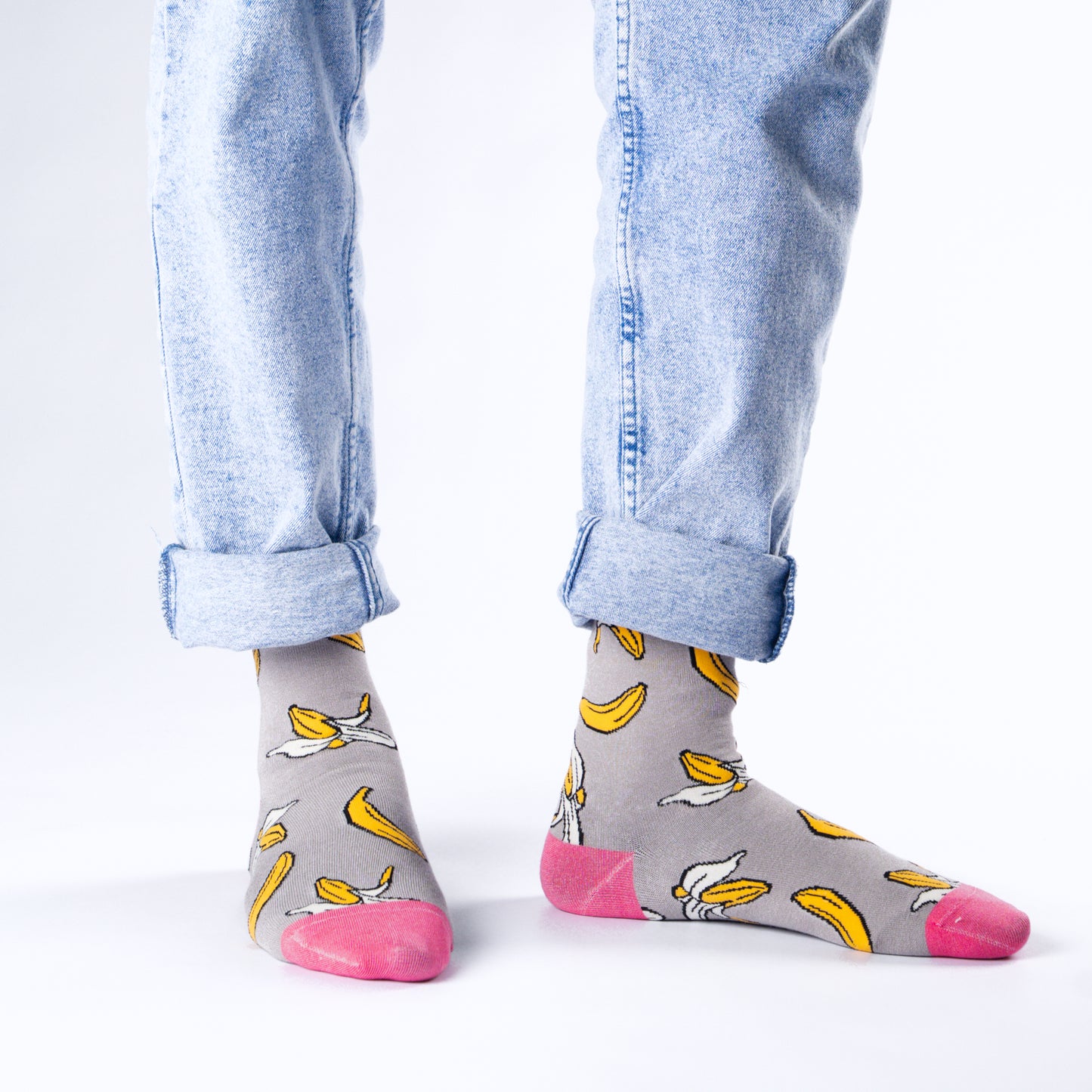 Bananas Fruit Print Bamboo Knit Socks