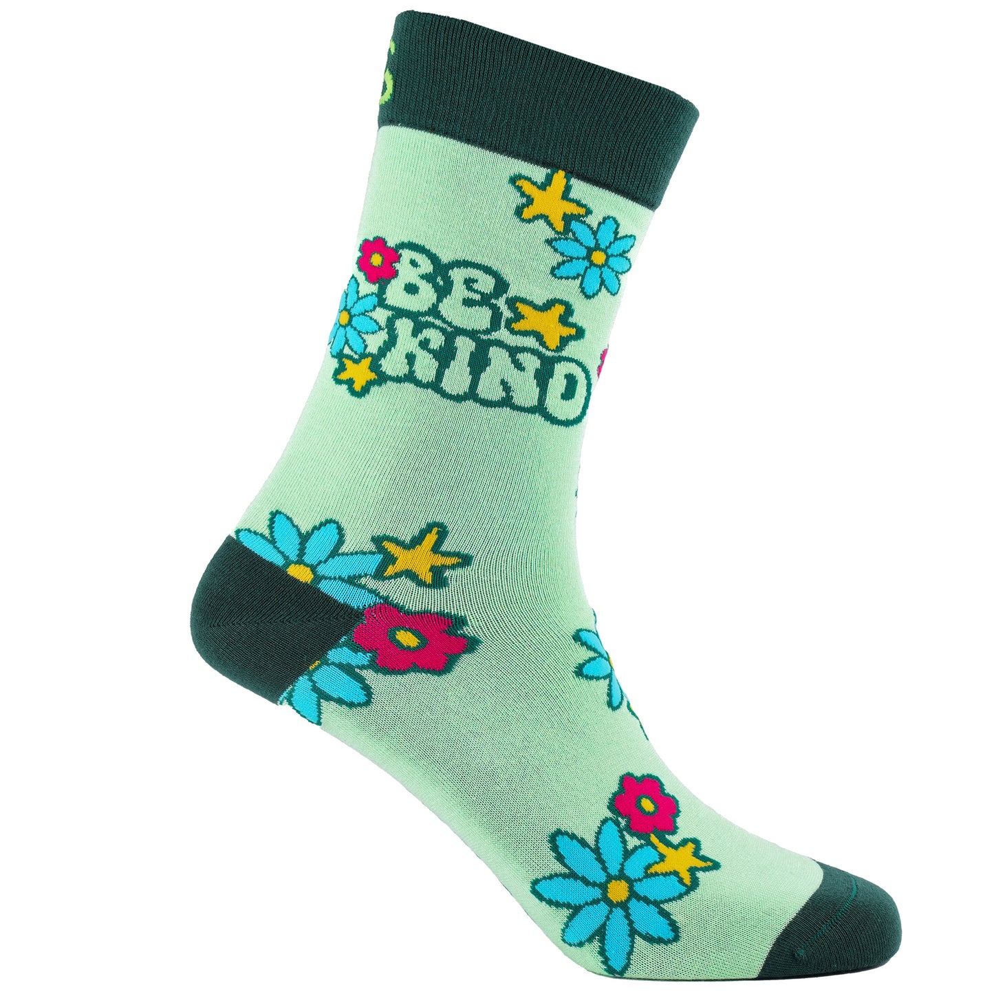 Be Kind Inspirational Bamboo Crew Socks
